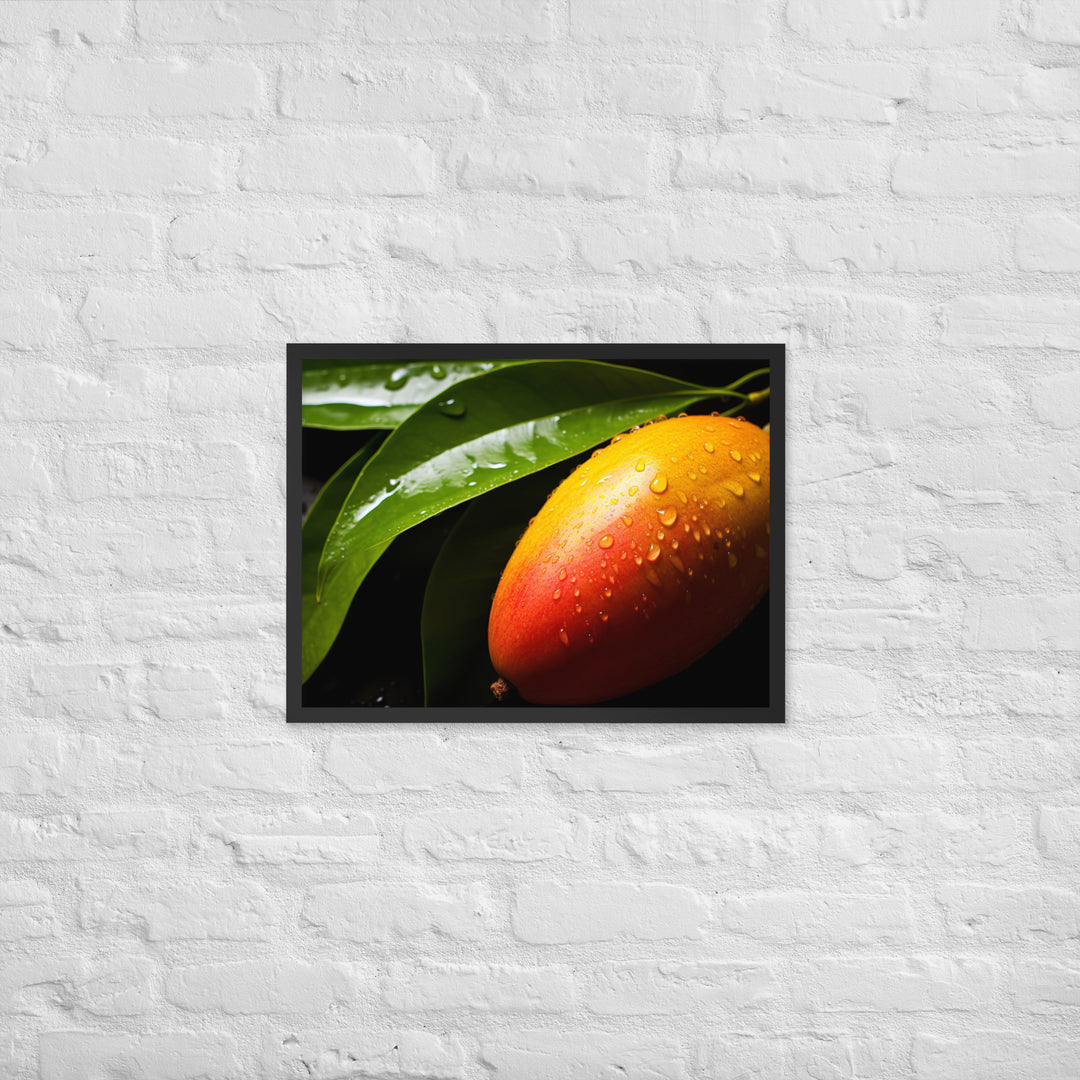 Mango Framed poster 🤤 from Yumify.AI