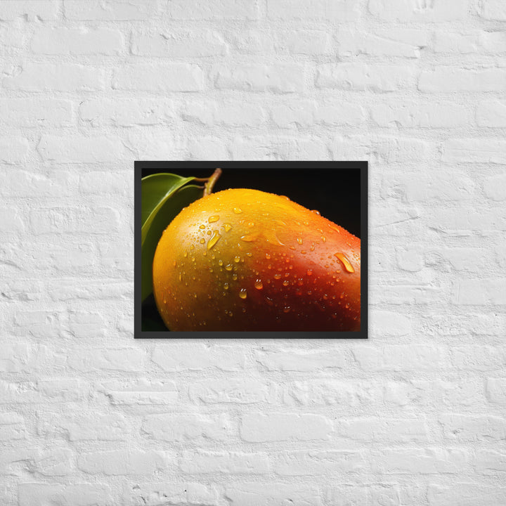 Mango Framed poster 🤤 from Yumify.AI