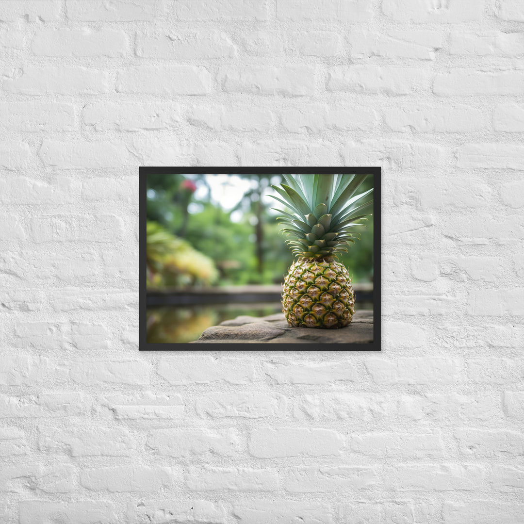 Tropical Oasis Framed poster 🤤 from Yumify.AI