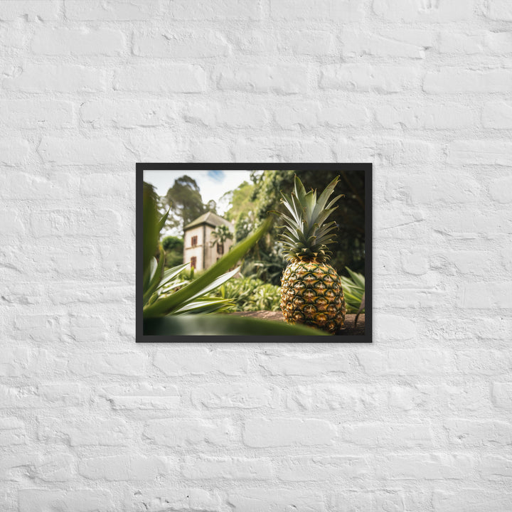 Tropical Oasis Framed poster 🤤 from Yumify.AI