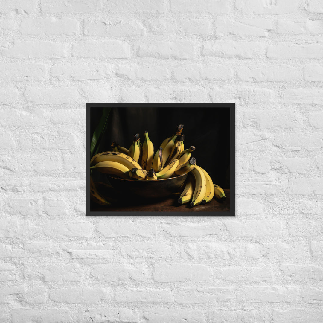 The Art of Banana Framed poster 🤤 from Yumify.AI