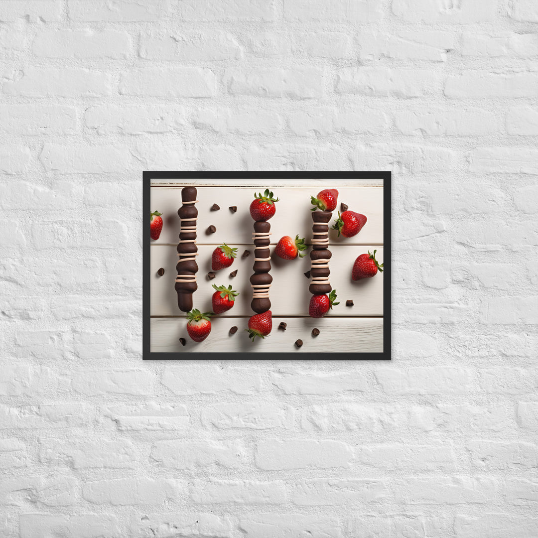 Sweet Summer Snack Framed poster 🤤 from Yumify.AI