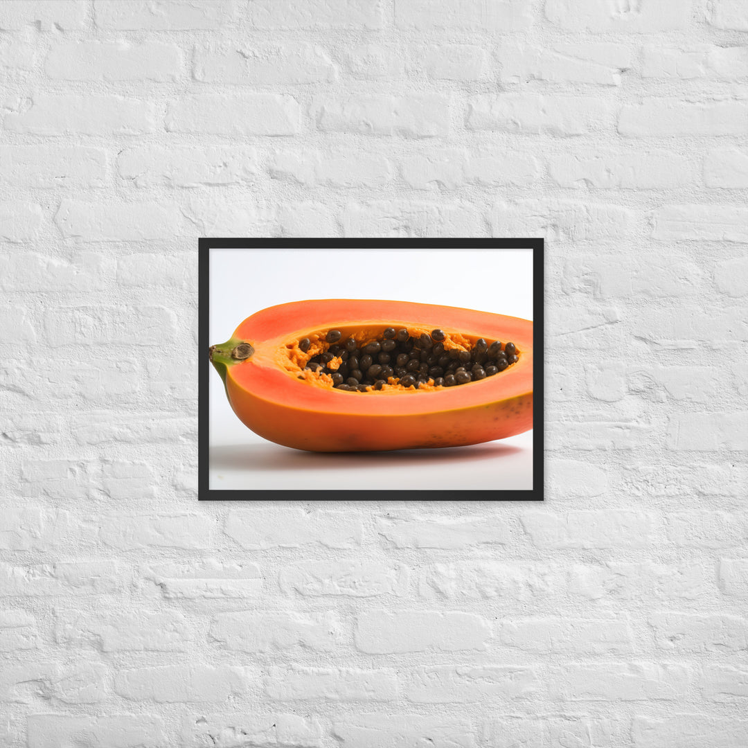 Ripe Papaya Framed poster 🤤 from Yumify.AI