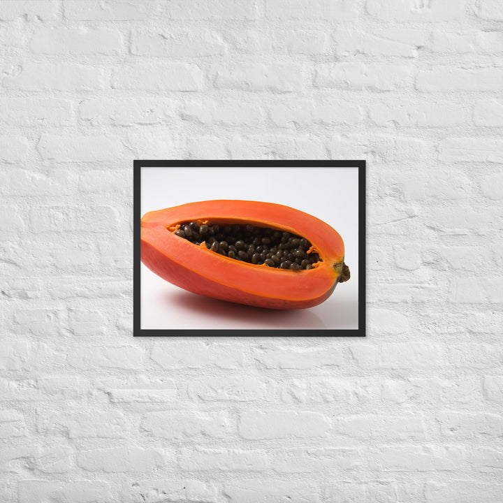 Ripe Papaya Framed poster 🤤 from Yumify.AI