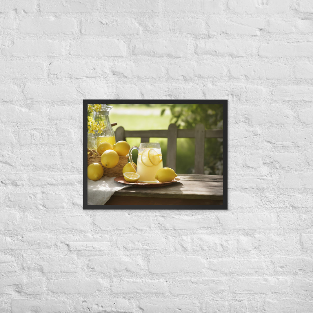 Lemonade Stand Framed poster 🤤 from Yumify.AI