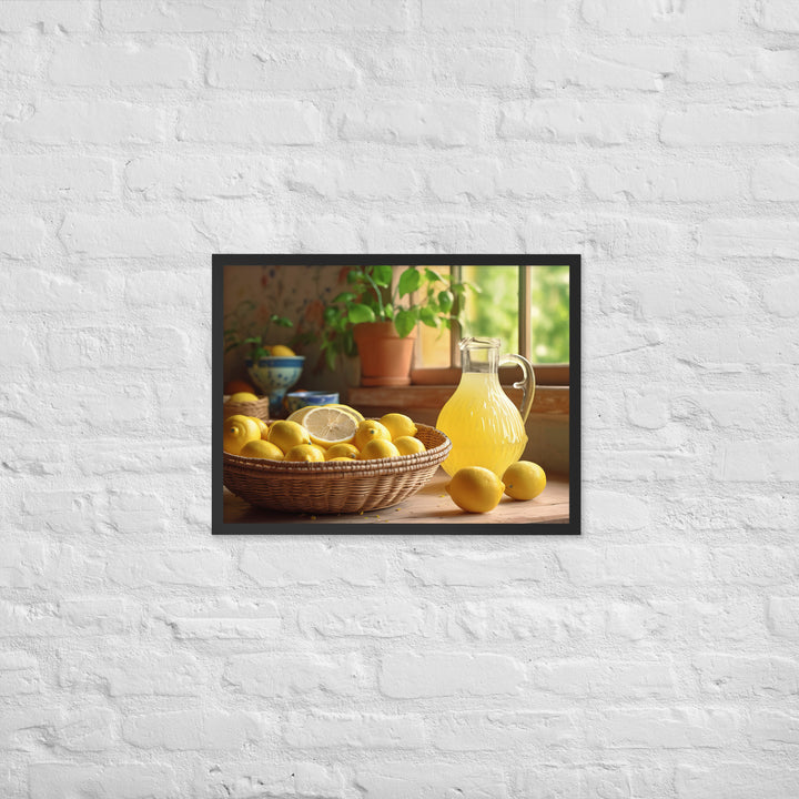 Lemonade Stand Framed poster 🤤 from Yumify.AI