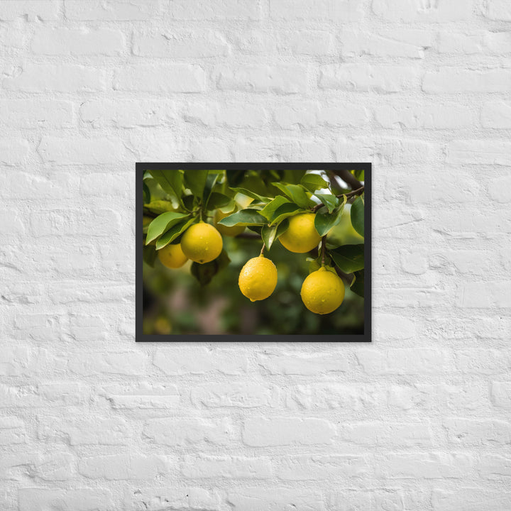 Lemon Tree Framed poster 🤤 from Yumify.AI