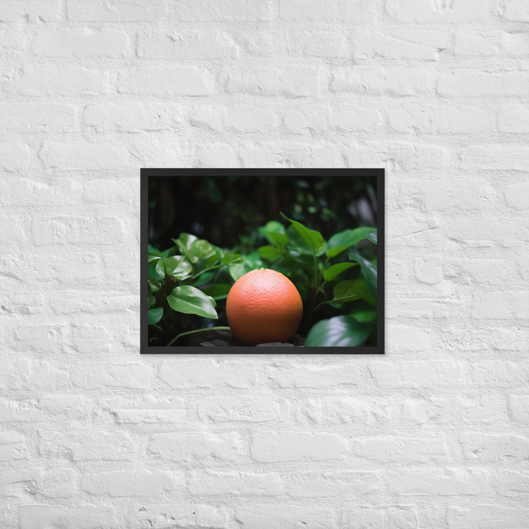 Grapefruit and Greens Framed poster 🤤 from Yumify.AI