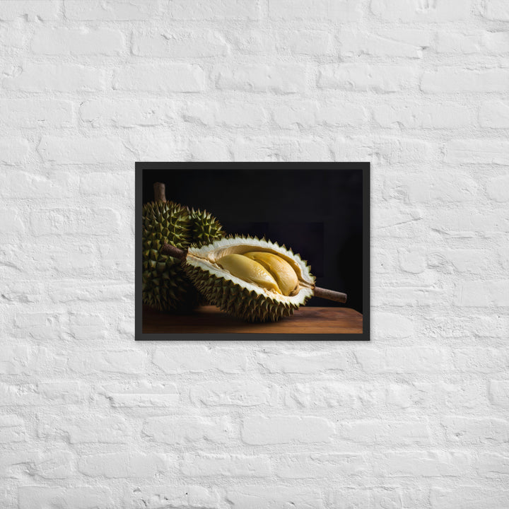 Durian Fruit as a Culinary Delight Framed poster 🤤 from Yumify.AI