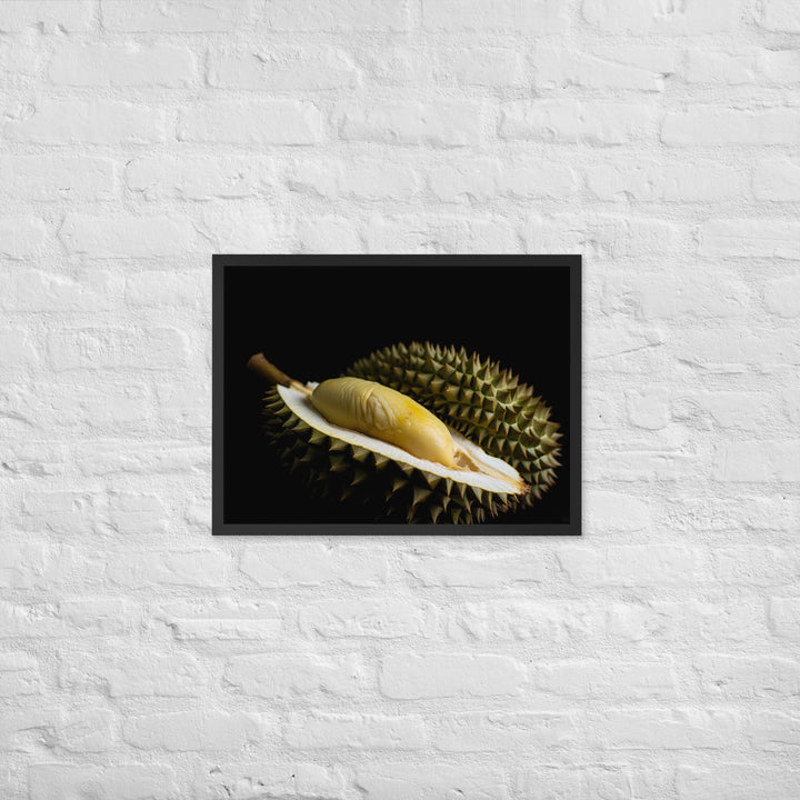 Durian Fruit as a Culinary Delight Framed poster 🤤 from Yumify.AI