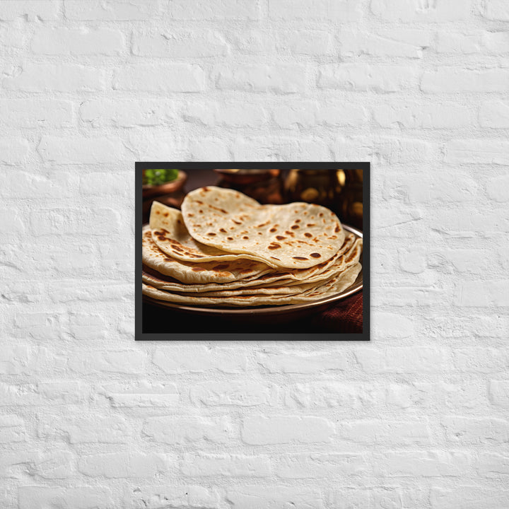 Chapati Framed poster 🤤 from Yumify.AI