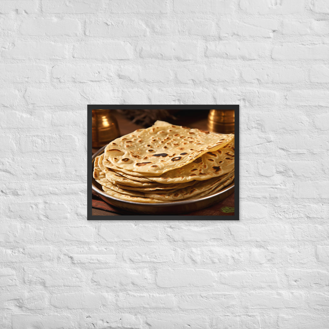 Chapati Framed poster 🤤 from Yumify.AI