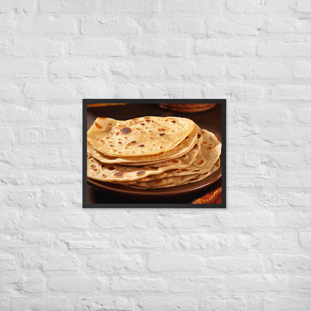 Chapati Framed poster 🤤 from Yumify.AI