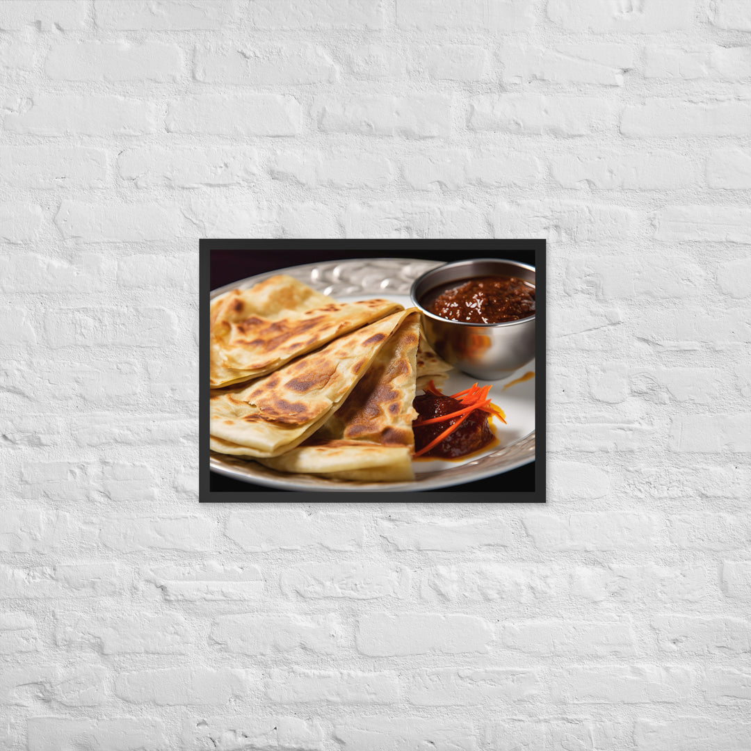 Roti Prata Framed poster 🤤 from Yumify.AI