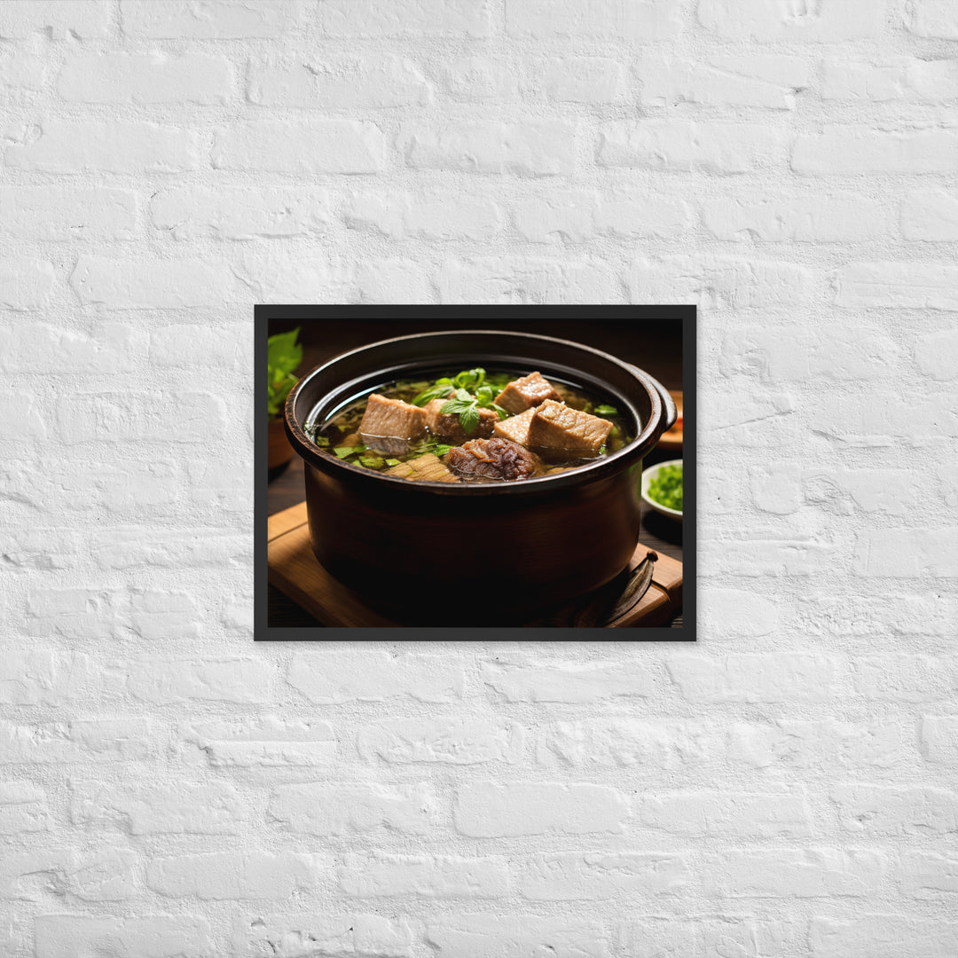 Bak Kut Teh Framed poster 🤤 from Yumify.AI