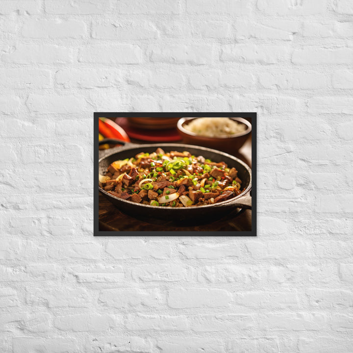 Sisig Framed poster 🤤 from Yumify.AI