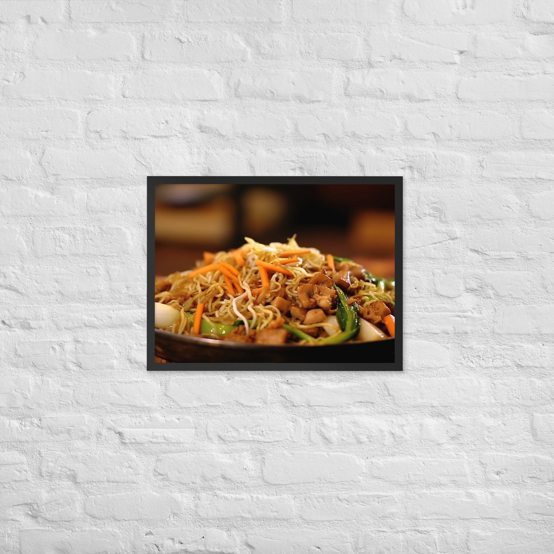 Pancit Framed poster 🤤 from Yumify.AI