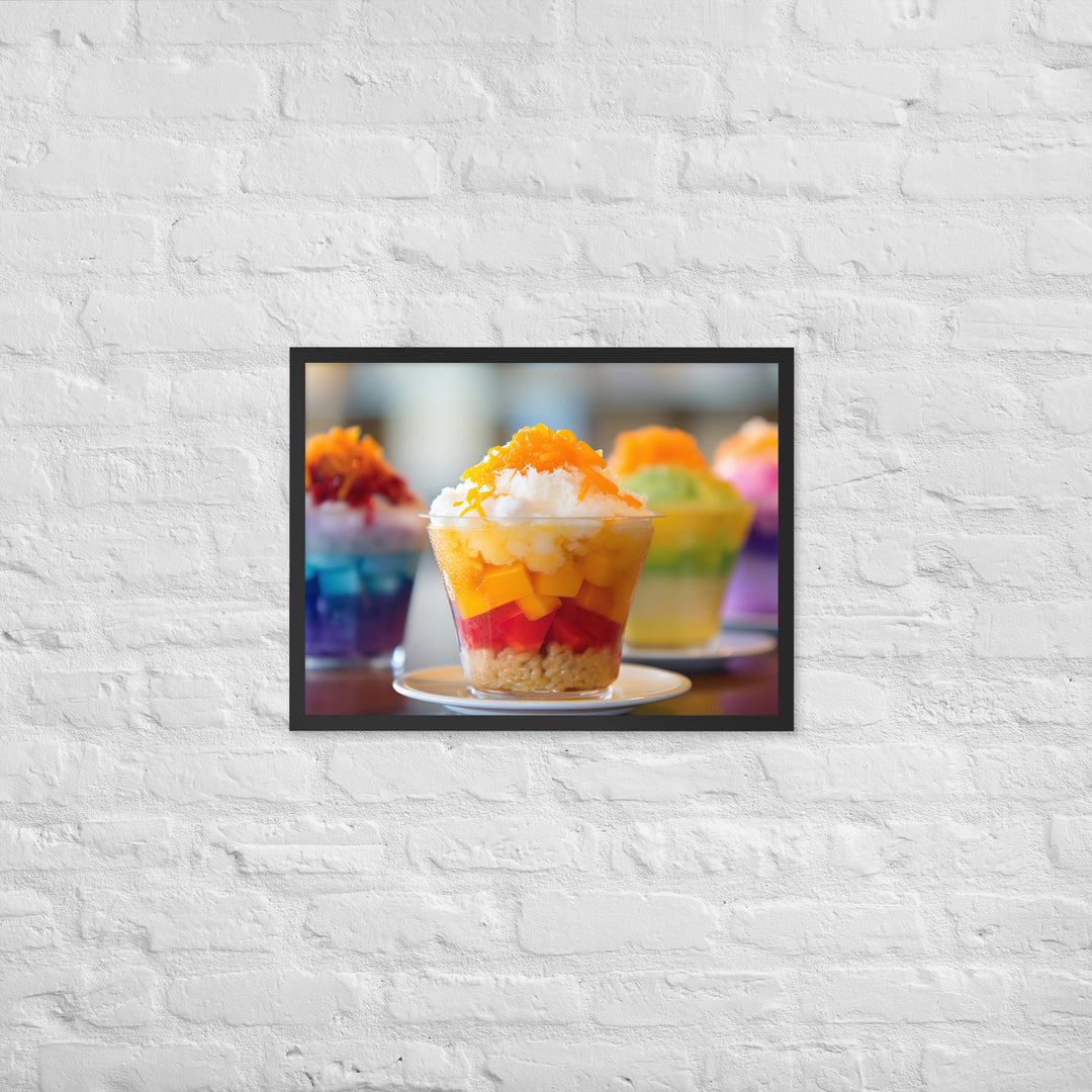 Halo Halo Framed poster 🤤 from Yumify.AI