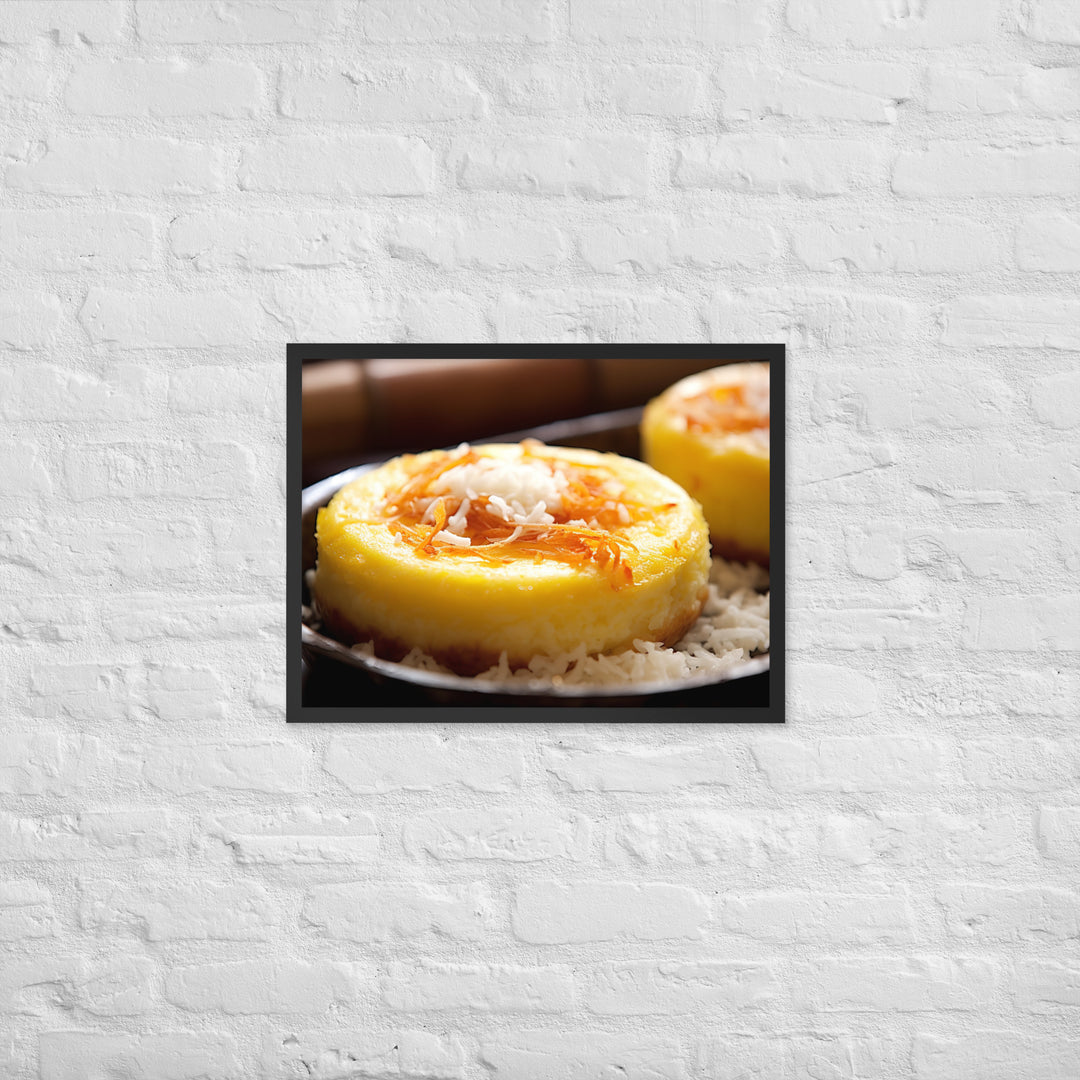 Bibingka Framed poster 🤤 from Yumify.AI