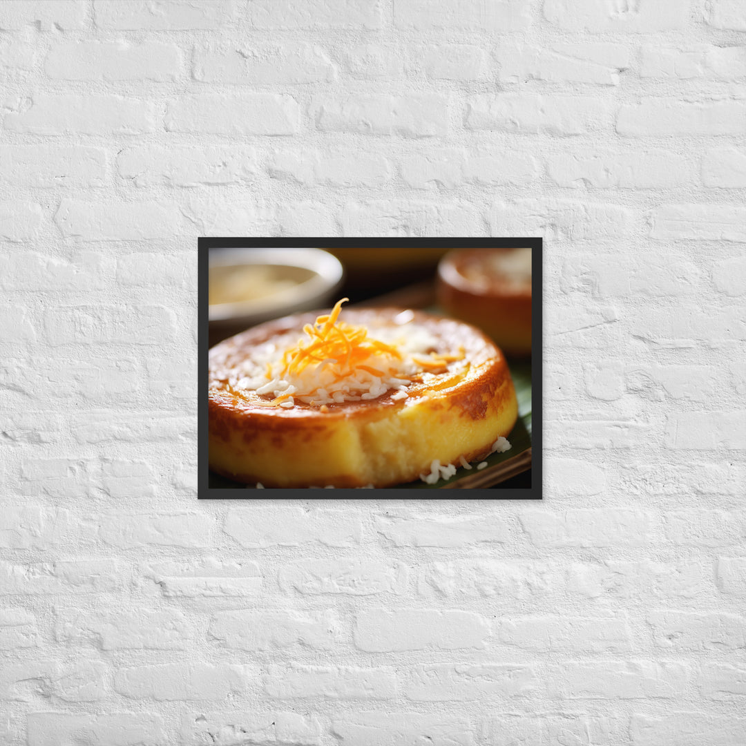 Bibingka Framed poster 🤤 from Yumify.AI