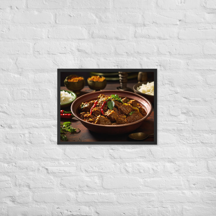 Rendang Framed poster 🤤 from Yumify.AI