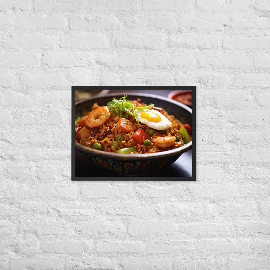 Nasi Goreng Framed poster 🤤 from Yumify.AI