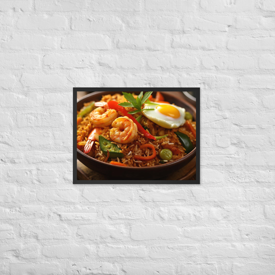 Nasi Goreng Framed poster 🤤 from Yumify.AI