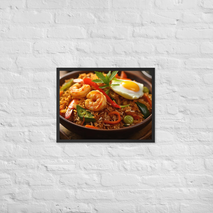 Nasi Goreng Framed poster 🤤 from Yumify.AI