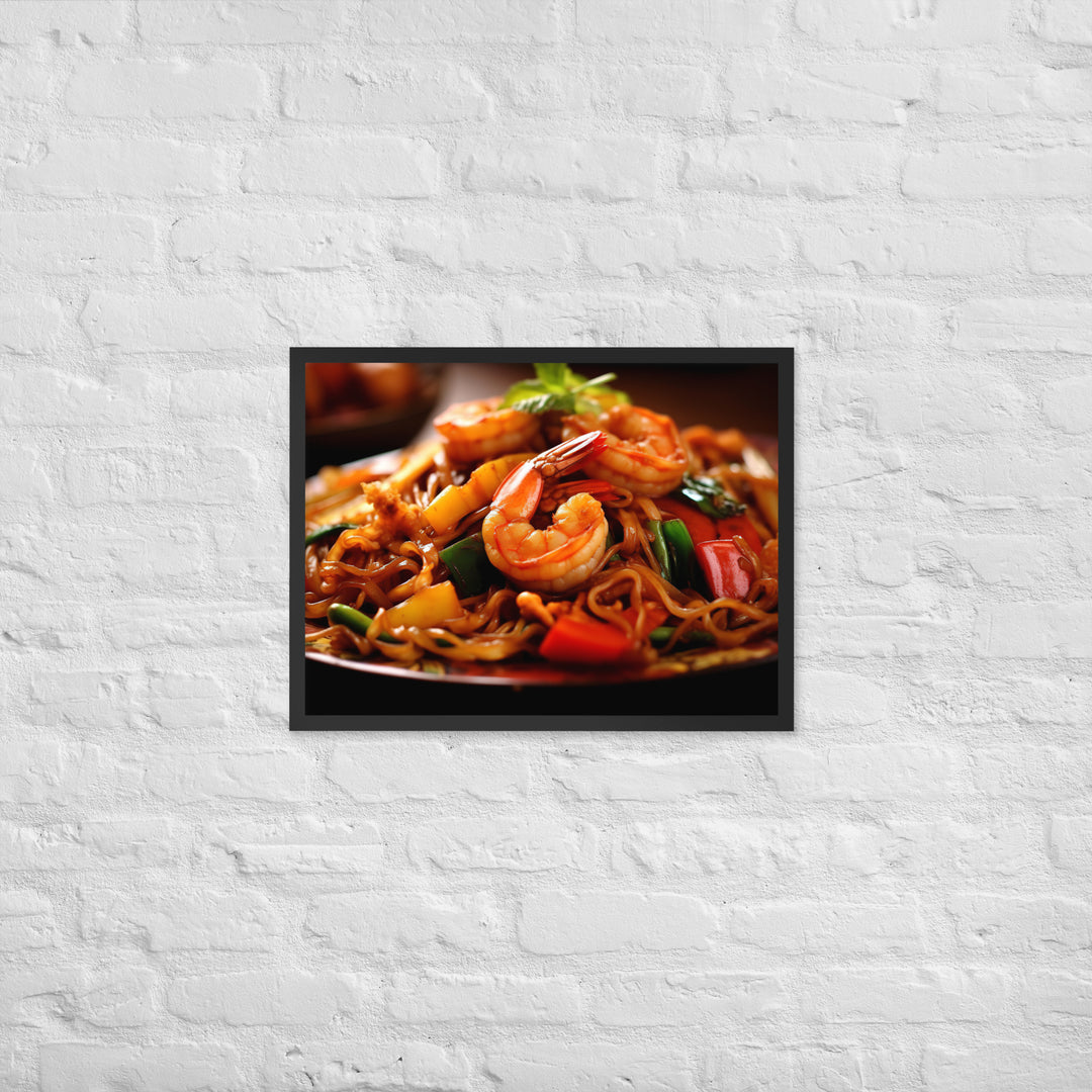 Mee Goreng Framed poster 🤤 from Yumify.AI