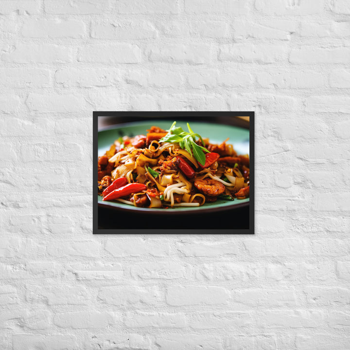 Char Kway Teow Framed poster 🤤 from Yumify.AI