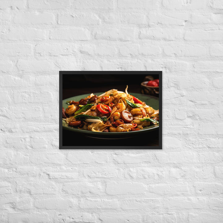 Char Kway Teow Framed poster 🤤 from Yumify.AI