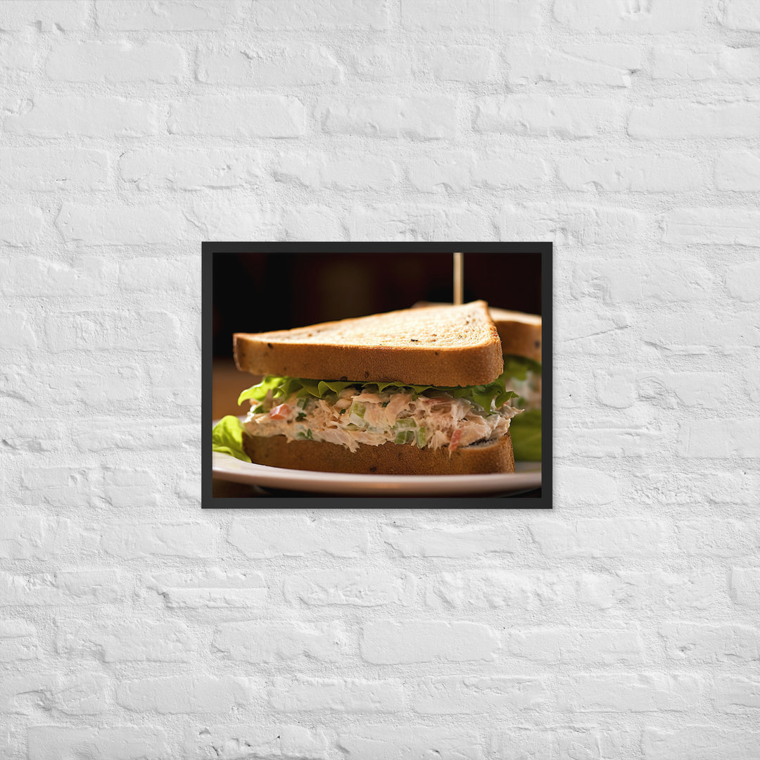 Tuna Salad Sandwich Framed poster 🤤 from Yumify.AI