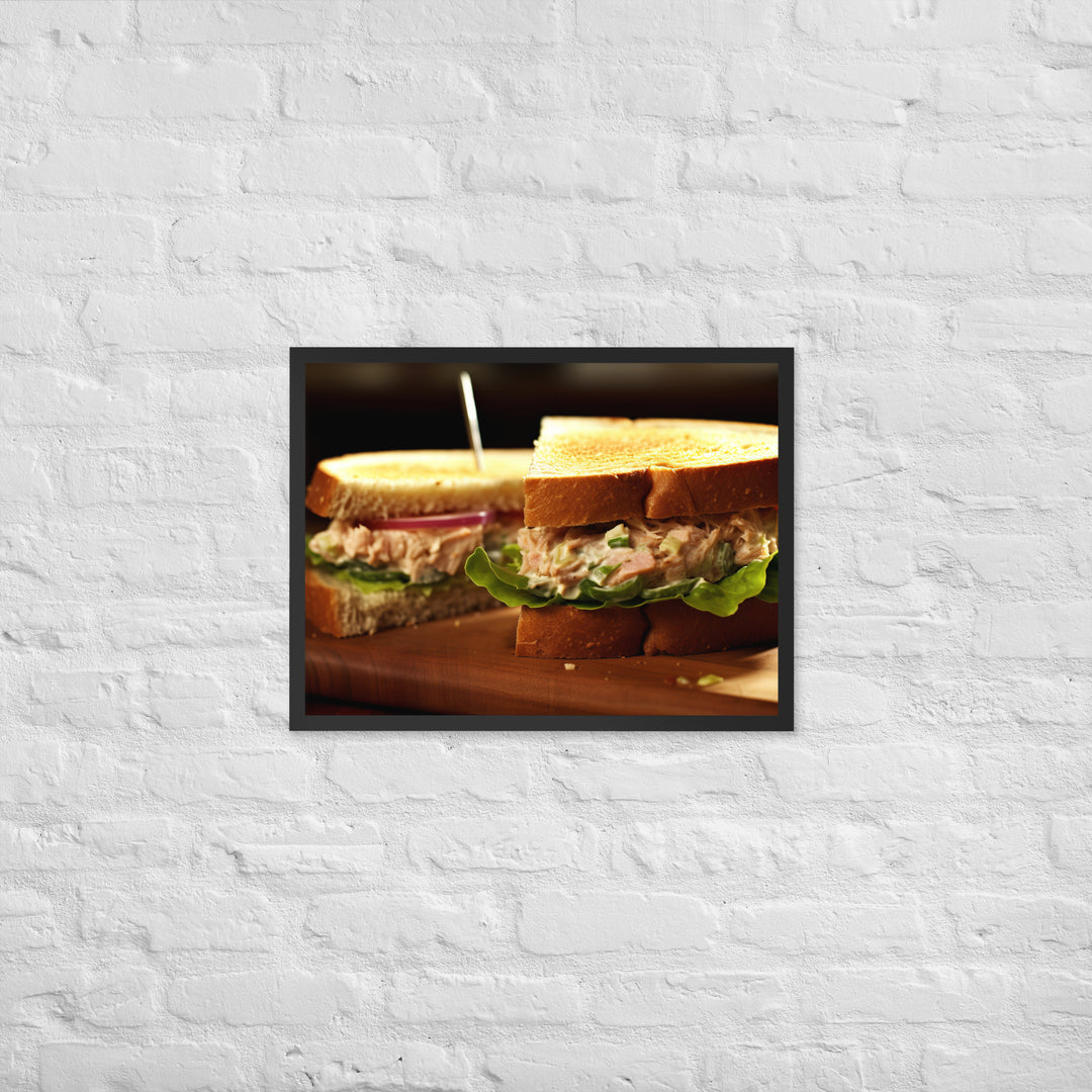 Tuna Salad Sandwich Framed poster 🤤 from Yumify.AI