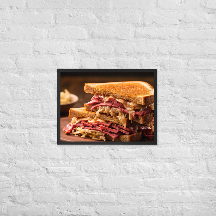 Reuben Sandwich Framed poster 🤤 from Yumify.AI