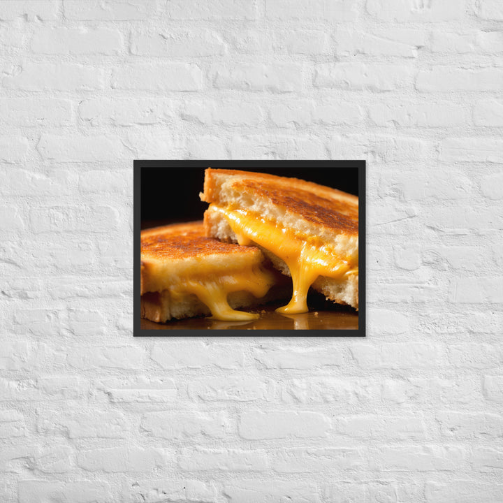 Grilled Cheese Sandwich Framed poster 🤤 from Yumify.AI