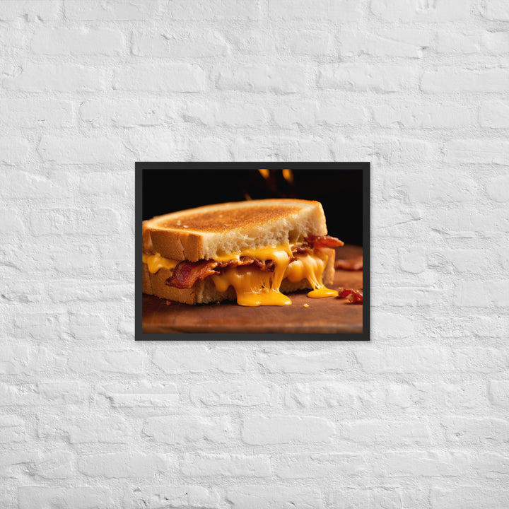 Grilled Cheese Sandwich Framed poster 🤤 from Yumify.AI