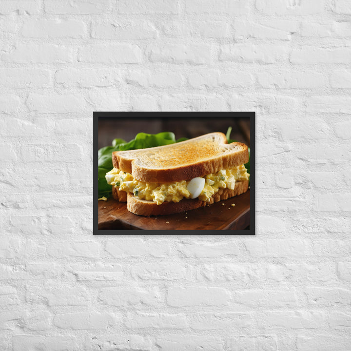 Egg Salad Sandwich Framed poster 🤤 from Yumify.AI