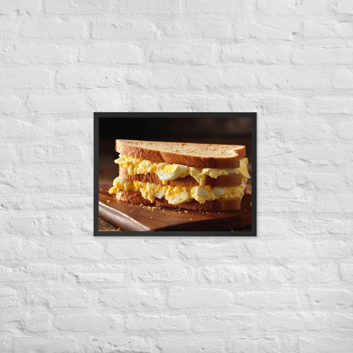 Egg Salad Sandwich Framed poster 🤤 from Yumify.AI