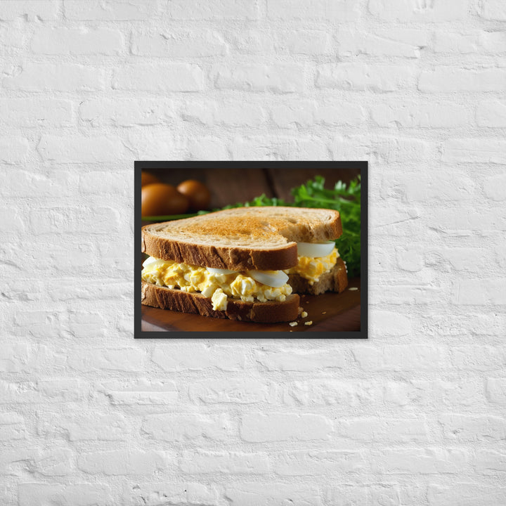 Egg Salad Sandwich Framed poster 🤤 from Yumify.AI