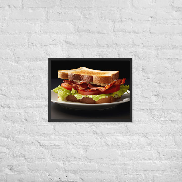 BLT Sandwich Framed poster 🤤 from Yumify.AI