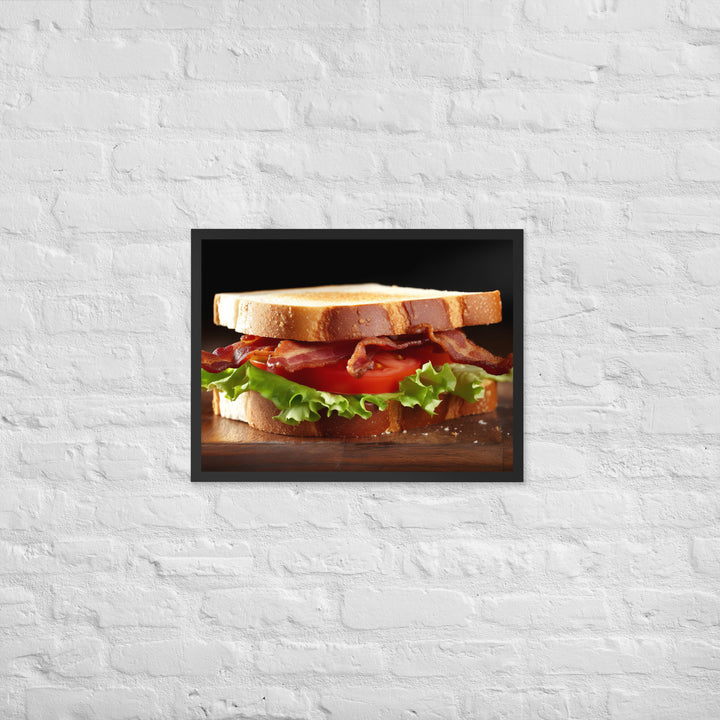 BLT Sandwich Framed poster 🤤 from Yumify.AI