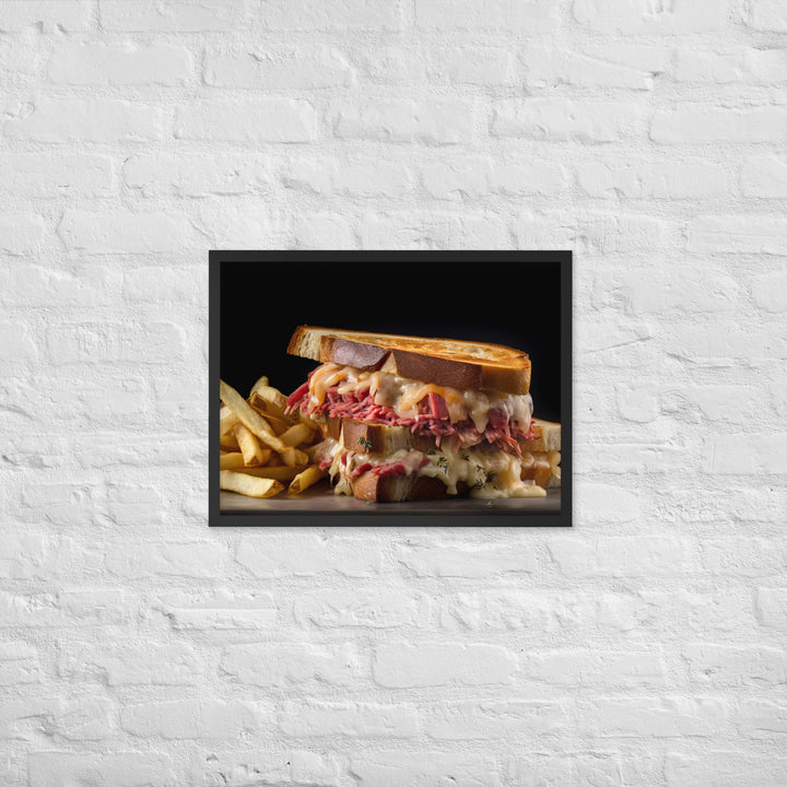 Ultimate Reuben Delight Framed poster 🤤 from Yumify.AI
