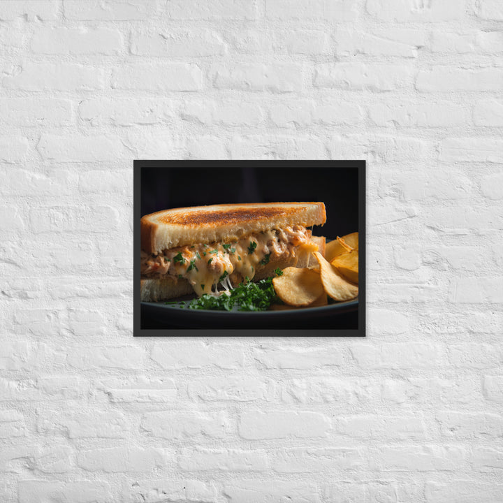 Toasty Tuna Melt Framed poster 🤤 from Yumify.AI