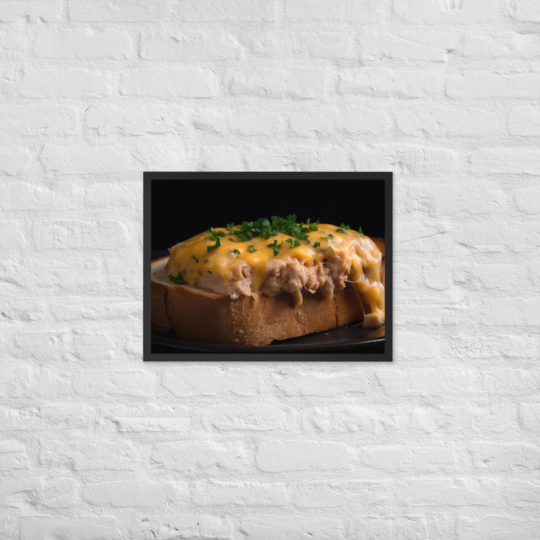 Toasty Tuna Melt Framed poster 🤤 from Yumify.AI