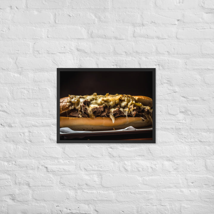 The Ultimate Philly Cheesesteak Framed poster 🤤 from Yumify.AI