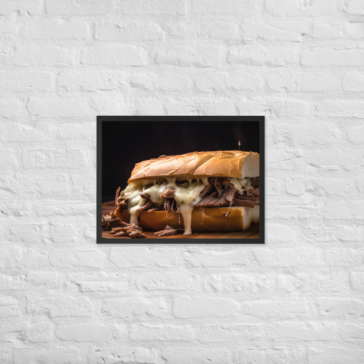 Classic French Dip Sandwich Framed poster 🤤 from Yumify.AI