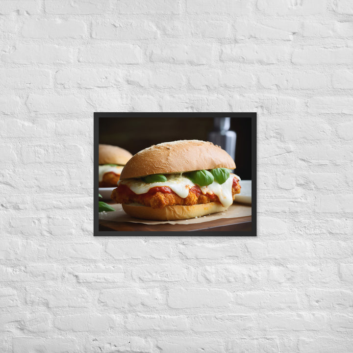 Classic Chicken Parmesan Hero Framed poster 🤤 from Yumify.AI