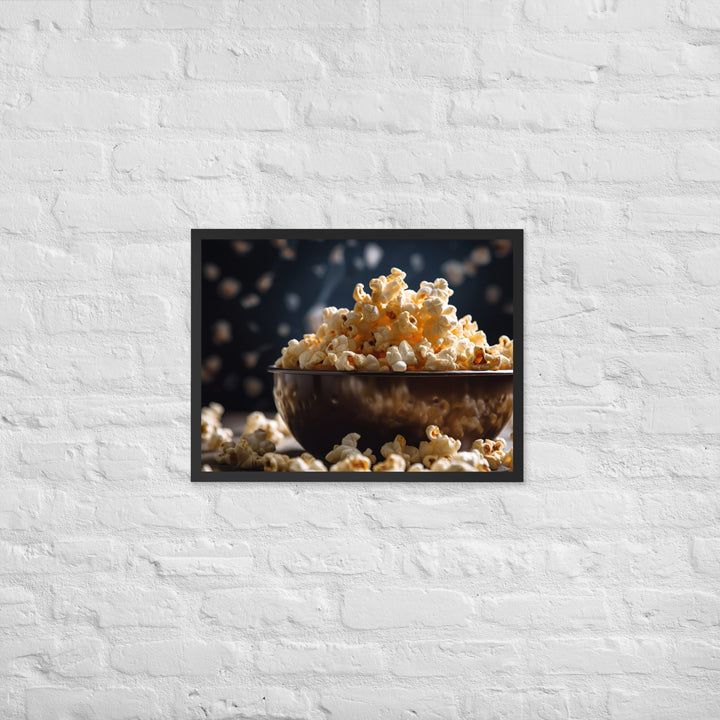 Kettle Corn Framed poster 🤤 from Yumify.AI