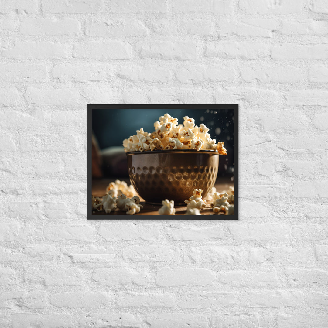 Kettle Corn Framed poster 🤤 from Yumify.AI