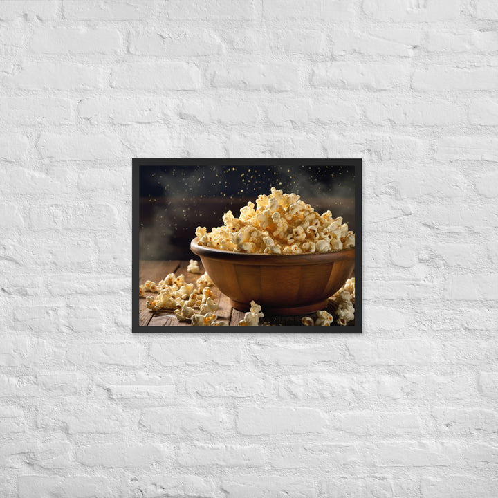 Garlic Parmesan Popcorn Framed poster 🤤 from Yumify.AI